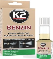K2 Benzin sprauslu un degvielas sistēmas tīrīšanas līdzeklis, 50 ml cena un informācija | Auto eļļu piedevas | 220.lv
