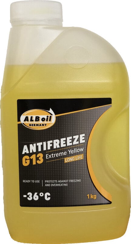 Antifrīzs ALB Extreme Yellow G13 Long Life -36, 1 kg cena un informācija | Vējstiklu un dzesēšanas šķidrumi | 220.lv