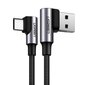 Ugreen 76210 USB - USB Typ C angled cable Quick Charge 3.0 QC3.0 3 A 1 m цена и информация | Savienotājkabeļi | 220.lv