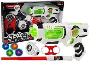 Lāzerpistole Space Guardian ar gaismas zobenu un citiem piederumiem cena un informācija | Rotaļlietas zēniem | 220.lv