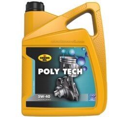 Kroon-Oil Poly Tech 5W-40 моторное масло, 5 л цена и информация | Моторное масло | 220.lv