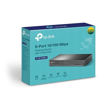 TP-LINK TL-SF1008LP cena un informācija | Komutatori (Switch) | 220.lv