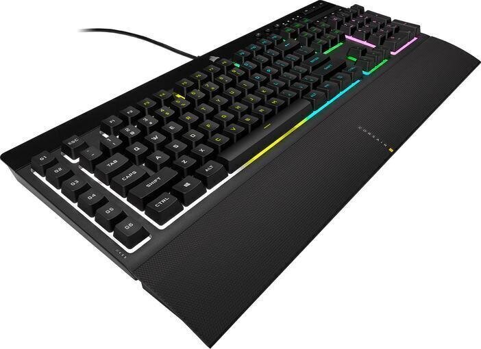 Spēļu tastatūra Corsair K55 RGB PRO cena un informācija | Klaviatūras | 220.lv