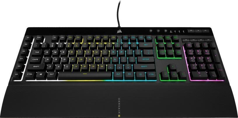 Spēļu tastatūra Corsair K55 RGB PRO cena un informācija | Klaviatūras | 220.lv