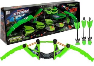 Rotaļu loks ar bultām Shooting Storm Bow zaļš cena un informācija | Rotaļlietas zēniem | 220.lv