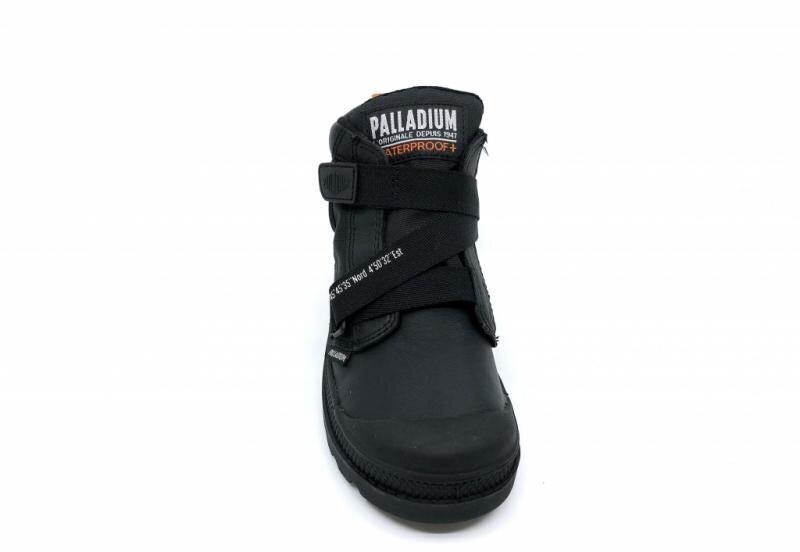 Palladium bērnu apavi PAMPA HI CUFFSTR Waterproof Pluss / Black cena un informācija | Ziemas zābaki bērniem | 220.lv