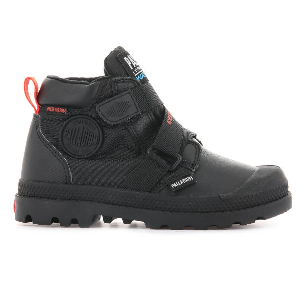 Palladium bērnu apavi PAMPA HI CUFFSTR Waterproof Pluss / Black cena |  220.lv