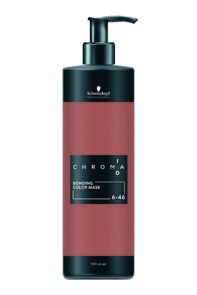 Saites atjaunojoša tonējoša maska Schwarzkopf Professional CHROMAID 6-46 500 ml cena un informācija | Kosmētika matu stiprināšanai | 220.lv