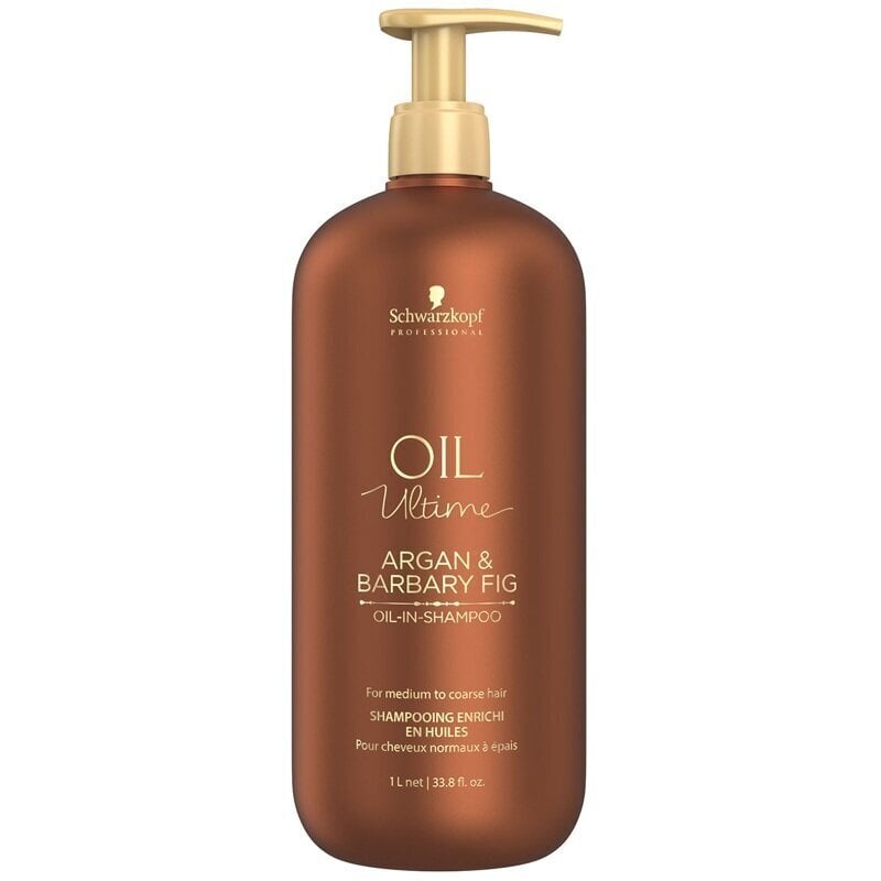 Šampūns ar argāna un kaktusu augļu eļļu Schwarzkopf Professional Oil Ultime 1000 ml cena un informācija | Šampūni | 220.lv