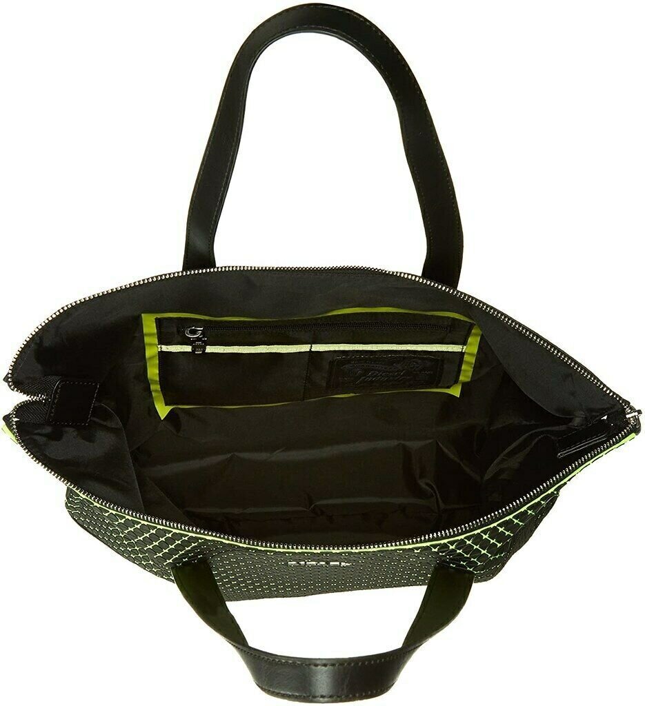 Sieviešu soma, Diesel M-Move To Shopper Shopping Bag Neon Green Black cena un informācija | Sieviešu somas | 220.lv