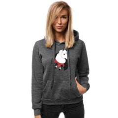 Темно-серый женский джемпер с капюшоном "Llama" JS/W02-45547-XXL цена и информация | Женские толстовки | 220.lv