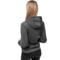 Tumši pelēks sieviešu džemperis ar kapuci "No ProbLlama", JS/W02-45537 cena un informācija | Jakas sievietēm | 220.lv