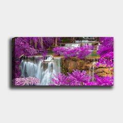 Репродукция на холсте Водопады, 50x120 см цена и информация | Картины | 220.lv
