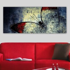 Репродукция на холсте Бабочка, 50x120 см цена и информация | Картины | 220.lv