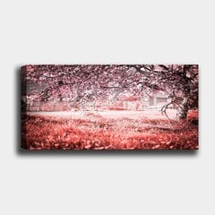 Reprodukcija uz audekla Sakura, 50x120 cm cena un informācija | Gleznas | 220.lv