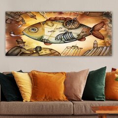 Репродукция на холсте Рыба, 50x120 см цена и информация | Картины | 220.lv