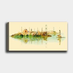Репродукция на холсте Город, 50x120 см цена и информация | Картины | 220.lv