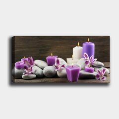 Репродукция на холсте Свечи, 50x120 см цена и информация | Картины | 220.lv