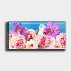 Reprodukcija uz audekla Ziedi, 50x120 cm cena un informācija | Gleznas | 220.lv