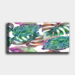 Reprodukcija uz audekla Monstera, 30x80 cm cena un informācija | Gleznas | 220.lv