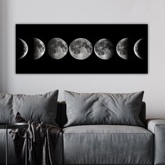 Reprodukcija uz audekla Mēness, 30x80 cm cena un informācija | Gleznas | 220.lv