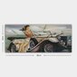 Reprodukcija uz audekla Automobilis, 30x80 cm cena un informācija | Gleznas | 220.lv