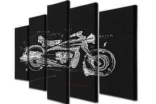 Piecu daļu reprodukcija Motocikls cena un informācija | Gleznas | 220.lv