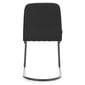 Krēsls Homede Cardin, melns cena un informācija | Virtuves un ēdamistabas krēsli | 220.lv