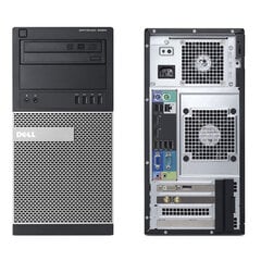 Dell 3020 MT i5-4570 8GB 480GB SSD 1TB HDD RX560 4GB Windows 10 Professional Stacionārais dators цена и информация | Стационарные компьютеры | 220.lv