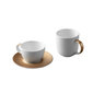 BergHOFF komplekts kafijai un tējai GEM, 3 piederumi, balts cena un informācija | Glāzes, krūzes, karafes | 220.lv