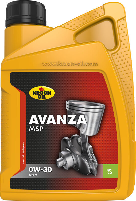 Kroon-Oil Avanza MSP 0W-30 sintētiskā eļļa, 1 L cena un informācija | Motoreļļas | 220.lv