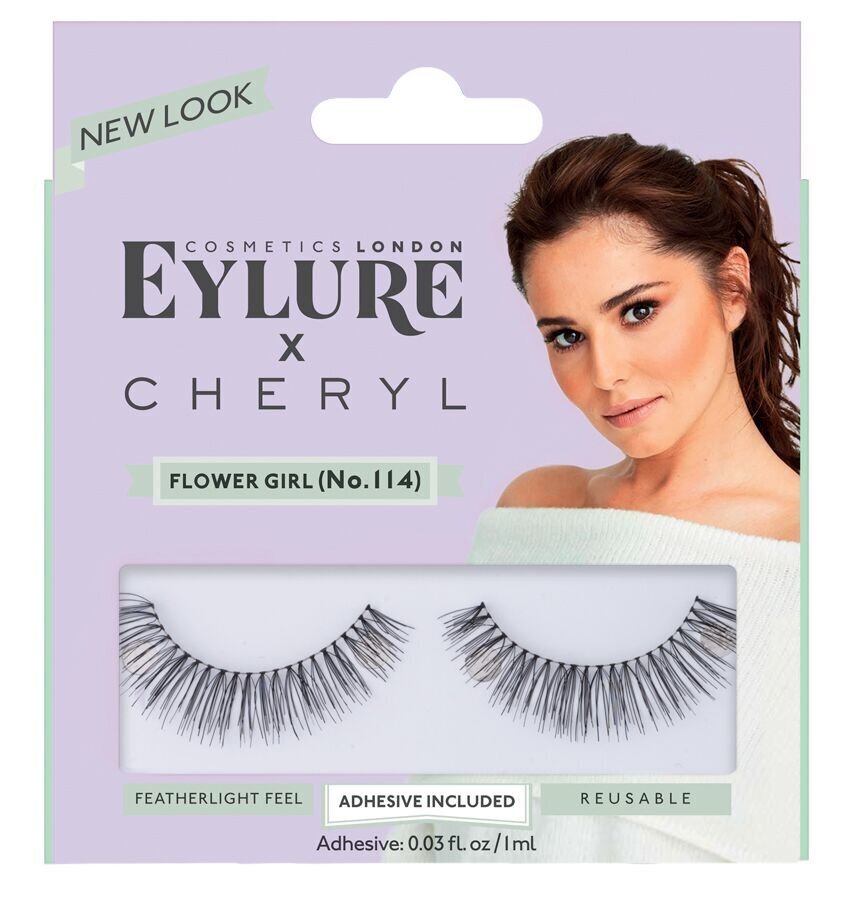 Līmējamās skropstas Eylure Lengthening No. 114 - Girls Aloud Cheryl цена и информация | Mākslīgās skropstas, skropstu atliecēji | 220.lv