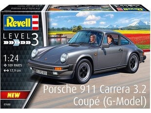 Сборная пластиковая модель Revell - Porsche 911 G Model Coupé, 1/24, 07688 цена и информация | Конструкторы и кубики | 220.lv