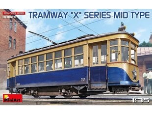 Miniart - Tramway "X" Series Mid Type, 1/35, 38026 cena un informācija | Konstruktori | 220.lv