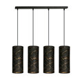 Emibig piekaramā lampa Karli 4 BL Marbel Black