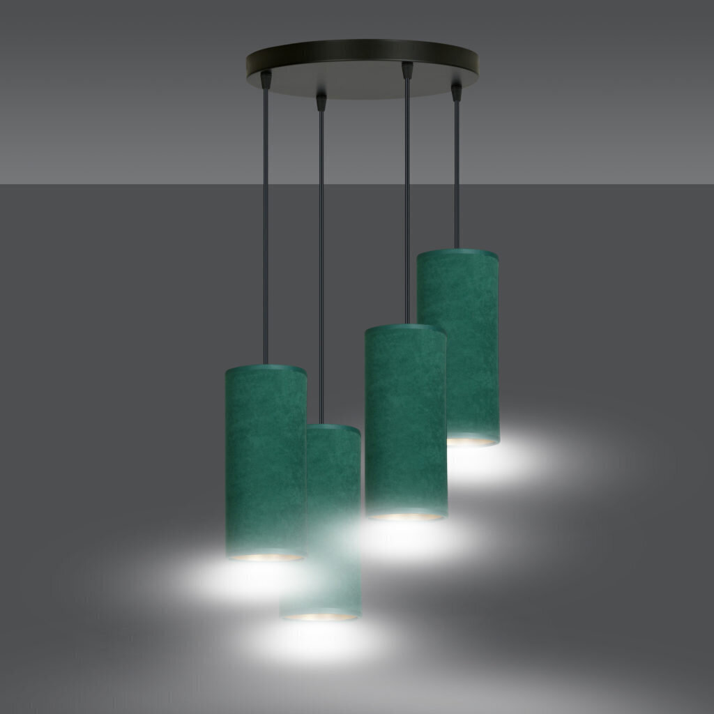 Emibig piekaramā lampa Bente 4 BL Premium Green цена и информация | Piekaramās lampas | 220.lv