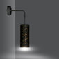 Emibig sienas lampa Karli K1 BL Marbel Black цена и информация | Sienas lampas | 220.lv