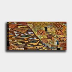 Reprodukcija uz audekla Abstrakcija, 50x120 cm cena un informācija | Gleznas | 220.lv
