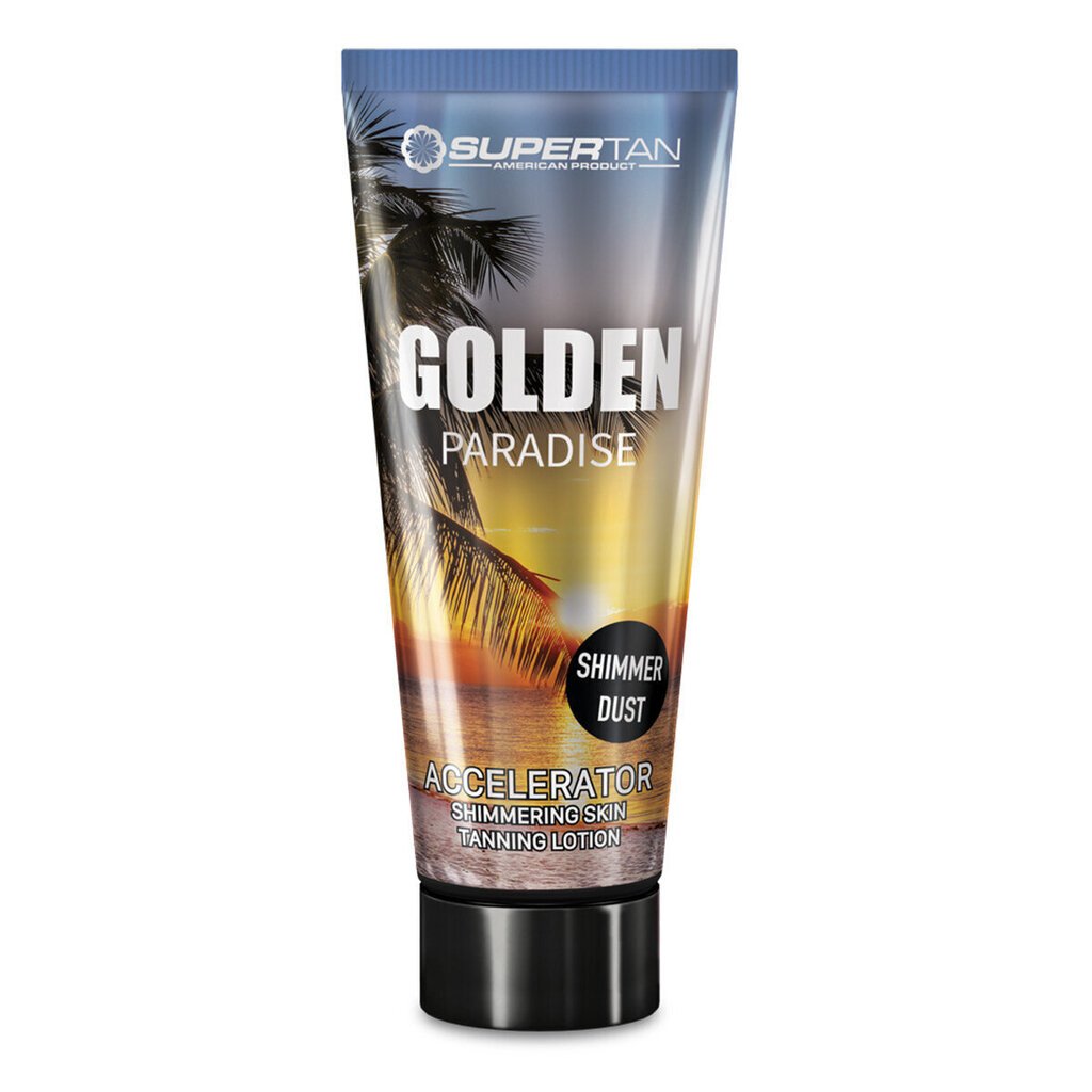 SUPERTAN Golden Paradise Mirdzošs iedeguma paātrinātājs 200 ml cena un informācija | Solārija krēmi | 220.lv