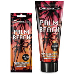 "Supertan Palm Beach" Mūsu jaunais iedeguma paātrinātājs nodrošinās dziļu ādas mitrināšanu un atjaunošanos. 200 ml цена и информация | Кремы для солярия | 220.lv