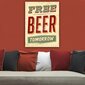 Reprodukcija Free Beer Tomorrow cena un informācija | Gleznas | 220.lv