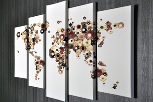 Репродукция из пяти частей Мир цена и информация | Картины | 220.lv