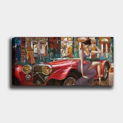 Репродукция на холсте Автомобиль, 30x80 см цена и информация | Картины | 220.lv