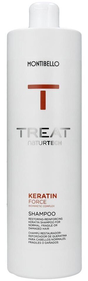 Montibello TREAT NaturTech Keratin Force atjaunojošs matu šampūns (1000ml) cena un informācija | Šampūni | 220.lv