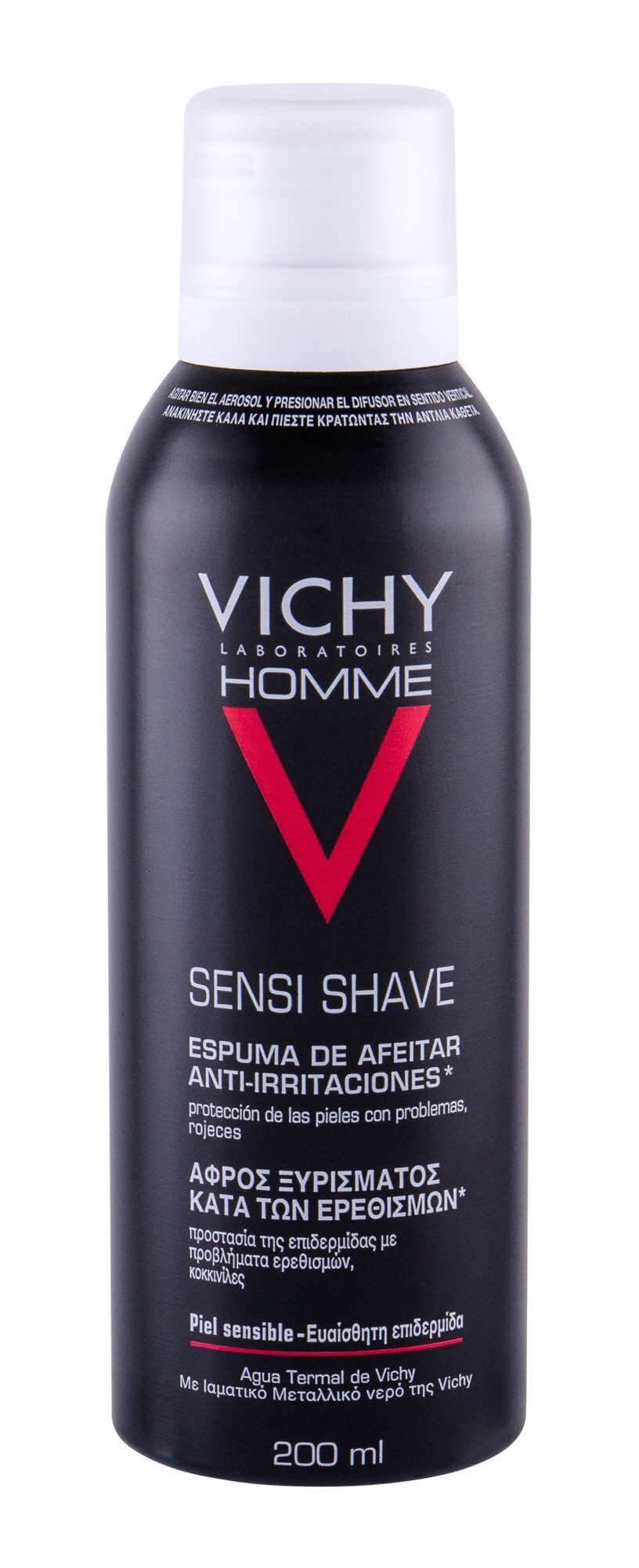 Equivalent heritage gravel Vichy Homme putas bārdas skūšanai vīriešiem 200 ml cena | 220.lv