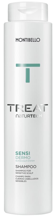 Montibello TREAT NaturTech Sensi Dermo šampūns jūtīgai galvas ādai (300ml) cena un informācija | Šampūni | 220.lv