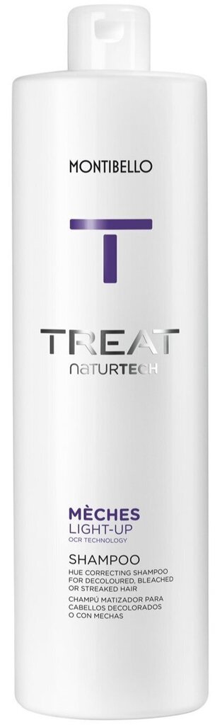 Montibello TREAT NaturTech Meches Light-Up matu šampūns pret dzelteno toni (1000ml) cena un informācija | Šampūni | 220.lv