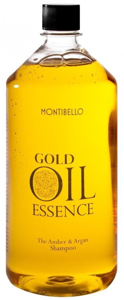 Montibello Gold Oil Essence The Amber & Argan atjaunojošs matu šampūns (1000ml) cena un informācija | Šampūni | 220.lv