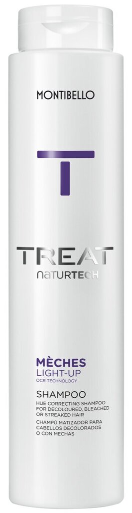 Montibello TREAT NaturTech Meches Light-Up matu šampūns pret dzelteno toni (300ml) cena un informācija | Šampūni | 220.lv