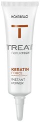 Montibello TREAT NaturTech Keratin Force Instant Power atjaunojošs matu serums (12ml) cena un informācija | Matu kondicionieri, balzāmi | 220.lv